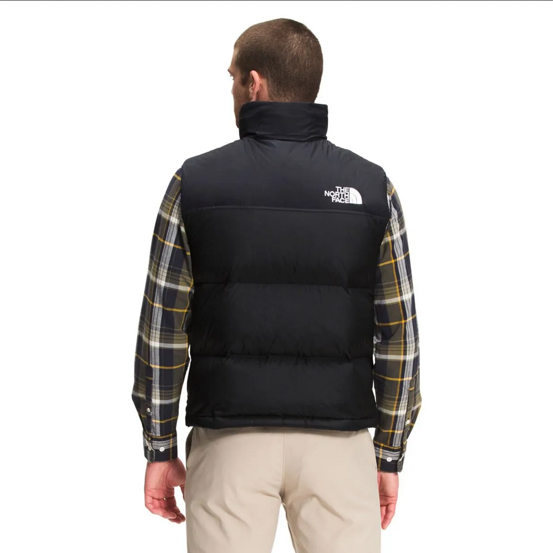 Chaleco de Pluma 1996 Retro Nuptse Hombre, Negro